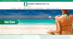 Desktop Screenshot of chemspec.co.in